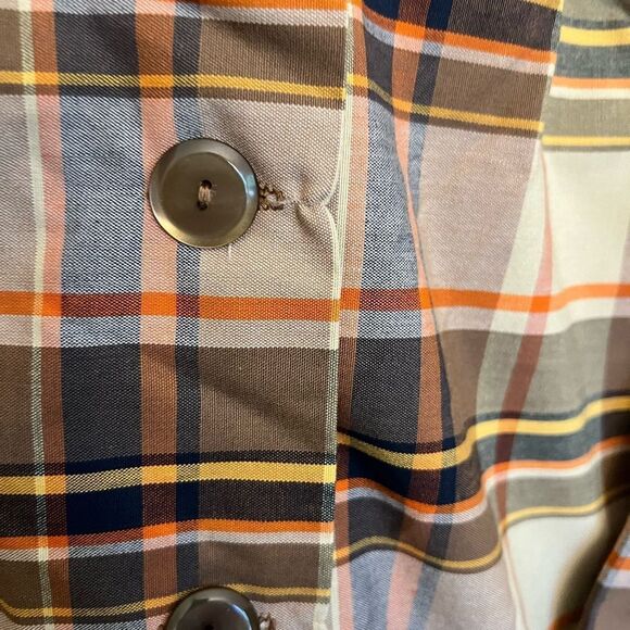 Women’s Vintage Galey & Lord plaid button jacket. Size M-L - Picture 3 of 8